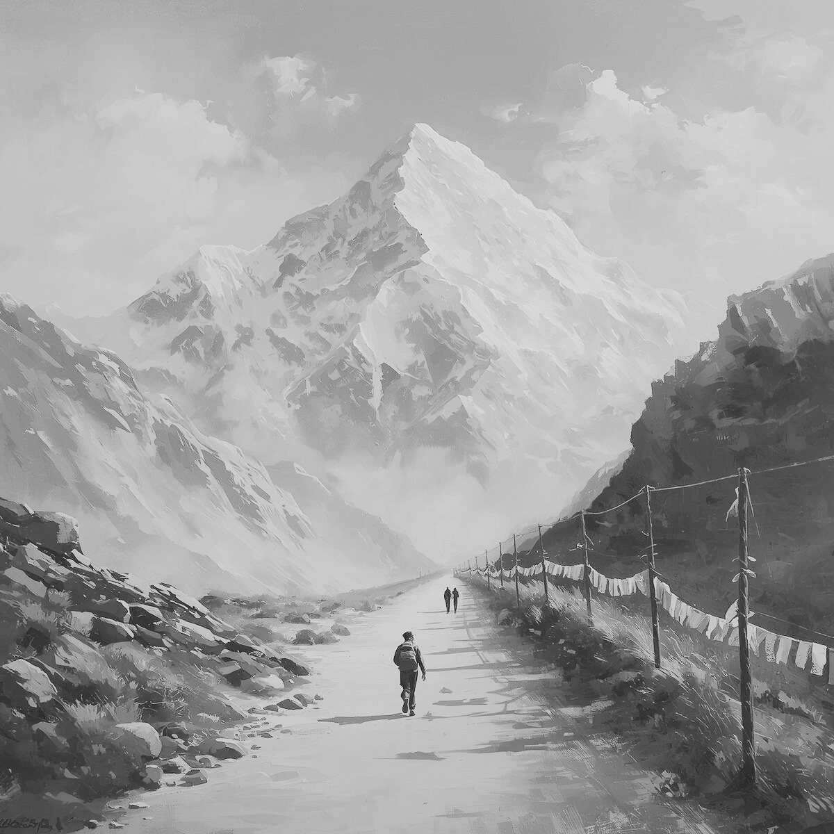 Three days of walking alone
